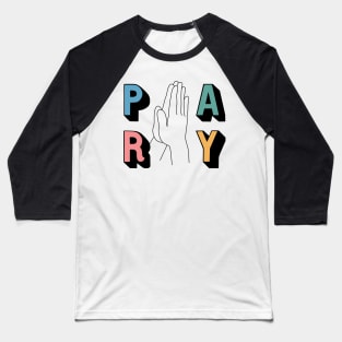 Praying Hands Baseball T-Shirt